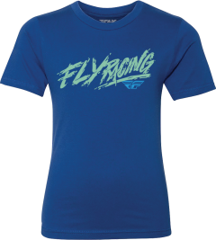 Fly Racing Youth Fly Racing Khaos Tee Blue Ym