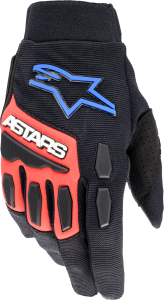 Alpinestars Full Bore Xt Gloves Black/bright Blue/red 2x 2X-Large Black/Bright Blue/Red