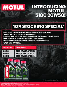 Motul 5100 4t 20w50 4-l 4/case