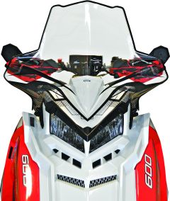 Powermadd Cobra W/s Tall Clear 20.5" Polaris Axys