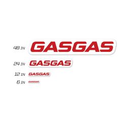 D-cor 24" Gasgas Decal 8 Mil