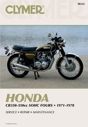 Clymer Repair Manual Honda Cb350-500