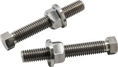 Works Ti Axle Adjuster Bolts Jap 8x52mm/10mm / 8mm/12mm Nuts