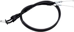 Motion Pro Black Vinyl Throttle Push-pull Cable Set  Black