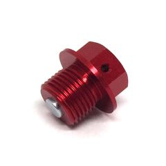 Zeta Magnetic Drain Plug M14x10-p1.25 Red