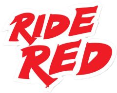 D-cor Ride Red Decal 12" 12 in. Acid Concrete