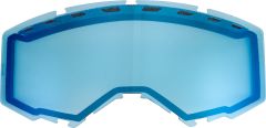 Fly Racing Dual Lens With Vents Adult Sky Blue Mirror/blue Lens