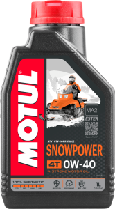 Motul Snowpower 4t Syn Engine Oil 0w40 1 Ltr 12/case