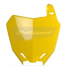 Polisport Front Number Plate Yellow