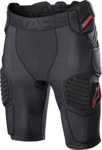 Alpinestars Bionic Pro Protection Shorts Black/red 2x