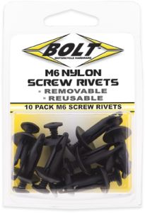 Bolt M6 Screw Rivet Kit 10/pk