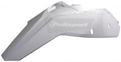 Polisport Rear Fender & Side Panels White