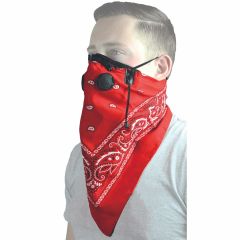 Atv Tek Dust Mask Bandanna Red