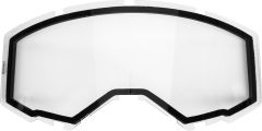 Fly Racing Dual Lens W/o Vents Adult Clear