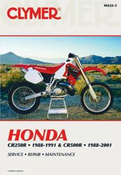 Clymer Repair Manual Honda Cr250-500r