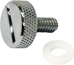 Harddrive Quarter Turn Thumb Screw 1/4-20 Chrome