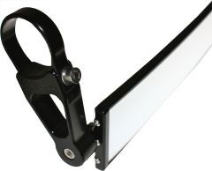 Axia 17" Panoramic Mirror 1.5" Arm 2 Clamp Mount Needed  Black