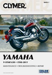 Clymer Repair Manual Yamaha Xvs650 Vstar