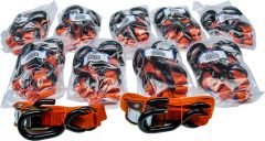 Fire Power 1" Tie-down Orange 10/pairs