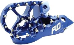 Flo Motorsports Pro Series Foot Pegs Blue