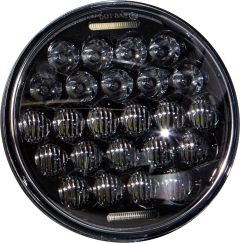 Harddrive Led Headlight 5.75" 75w Black 3500/2000 Lumens