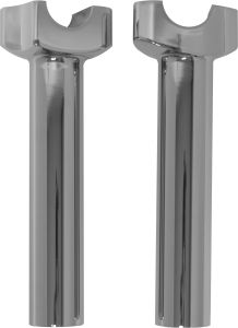 Harddrive H-bar Risers 6-1/2" Straight Chrome