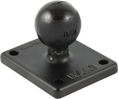 Ram 2"x1.7" Base W/1" Ball Includes Amps Hole Pattern