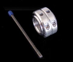 Modquad Axle Locking Nut - Double (silver)