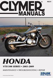 Clymer Repair Manual Honda Vtx1300