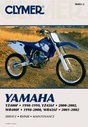 Clymer Repair Manual Yamaha Yz400f/426f