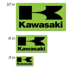 D-cor Kawasaki Icon Decal 6" Squared