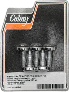 Colony Machine Brake Rotor Hardware Rear Torx Screw Kit