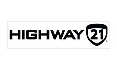 Highway 21 Full Logo Sticker 6" X 1.42" 50pks