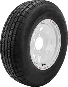 Awc Trailer Tire & 8 Spoke Steel Wheel Assembly