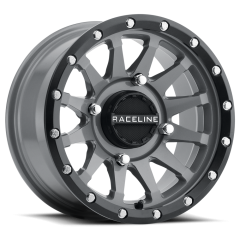 Raceline Trophy Wheel 14x7 4/110 5+2 (+10mm) Stealth Grey