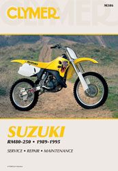 Clymer Repair Manual Suzuki Rm80-250