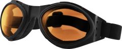 Bobster Bugeye Sunglasses Black W/amber Lens