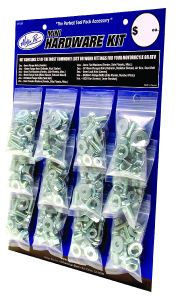 Motion Pro Mini Hardware Kit Zinc Finish 12/pk