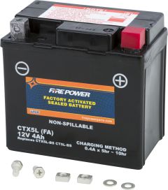 Fire Power Battery Ctx5l Sealed Factory Activated