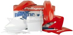 Polisport Plastic Body Kit Red/white