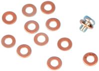 James Gaskets Gasket Washer Fork Drain Screw Copper 10/pk