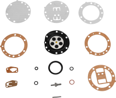 Mikuni Carburetor/fuel Pump Rebuild Kit Bn34 38 44mm W/round Pump