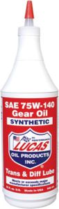 Lucas Synthetic Gear Oil 75w-140 Qt