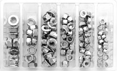 Bolt Hex Fuji-lock Nut Assortment 100 Piece Kit  Acid Concrete