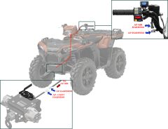 Kfi Ap Harness Assault Winch Polaris Kit