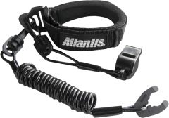 Atlantis Pro Floating Wrist Lanyard Black W/whistle