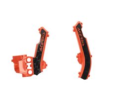 Acerbis X-grip Frame Guard Ktm Orange/black