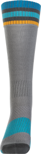 Fly Racing Mx Socks Thin Grey Sm/md