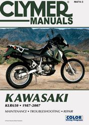 Clymer Repair Manual Kawasaki Klr650