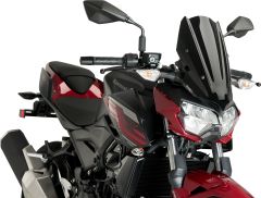 Puig Windscreen Naked New Gen Sport Black Kawasaki